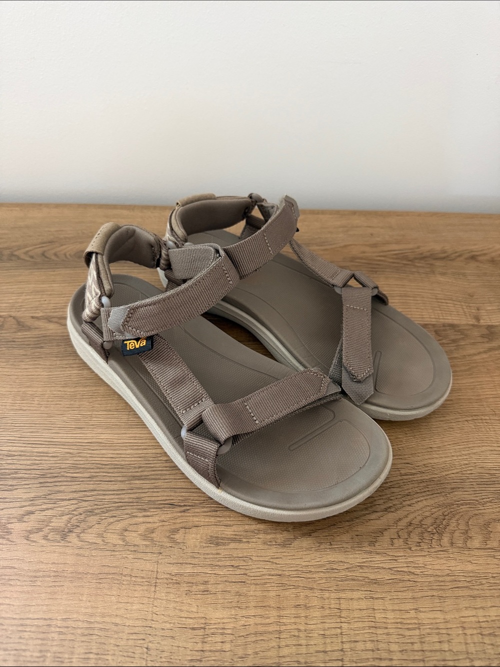 Teva Taupe Brown Strappy Outdoor Sandals